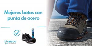 botas de seguridad con puntera de fibra de vidrio