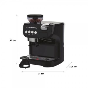 Mesin espresso super otomatis, mesin kopi kapsul Dolce Gusto dan Nespresso, mesin kopi otomatis dengan penggiling (1)