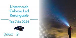 linterna de cabeza led recargable