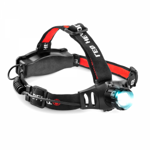 linterna de cabeza led recargable korpass frontal 300 lm