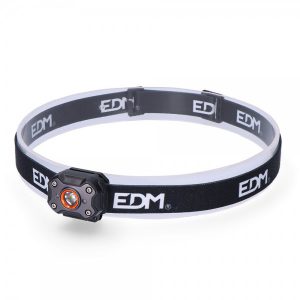 mini linterna frontal led recargable 8w 400lm edm