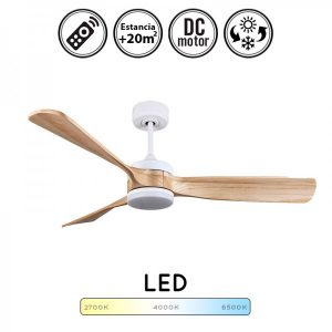 tipos de ventilador de techo grande ventilador estilo nordico ventilador de techo madera silencioso motor dc oriente blanco haya