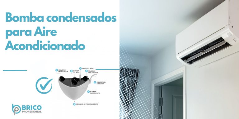 bomba condensados para aire acondicionado
