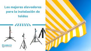 banner sobre elevadores toldos