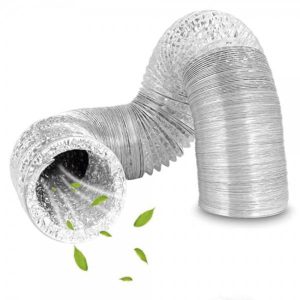 tubo flexible de aluminio sin aislar 10m para ventilacion climatizacion extractor cocina salida de humos campana extractora