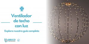 Ventilador de techo con luz