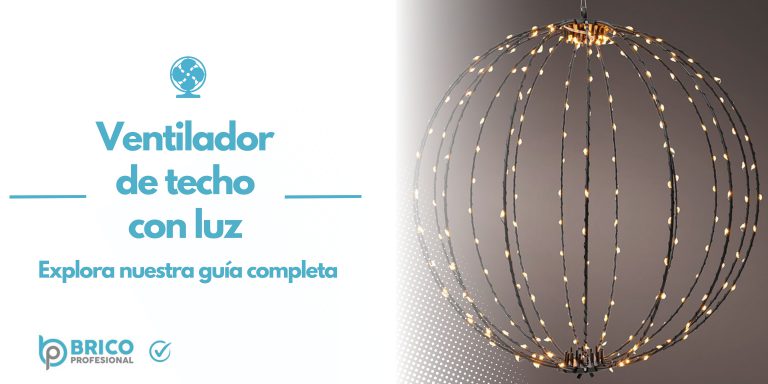 Ventilador de techo con luz
